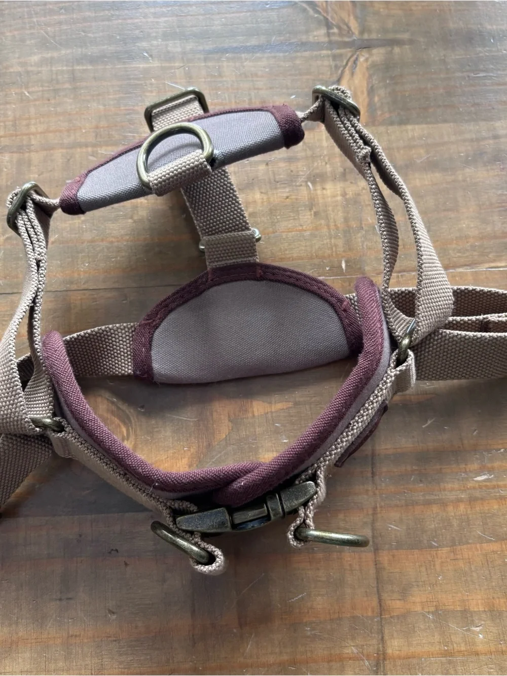 Reddy Canvas Step-In Dog Harness-Size Medium-Tan/Brown